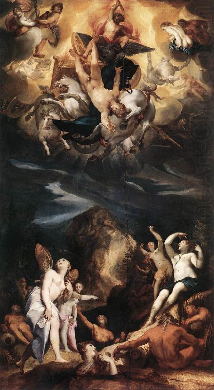 The Fall of Phaeton w, HEINTZ, Joseph the Elder